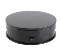 Bewinner Plateau Tournant électrique de 15 Cm, Support d'affichage télécommandé à 360° avec 3 Vitesses pour la Photographie de Produits, la Prise de Vue Vidéo, la Diffusion en Direct (Black)