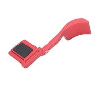 Bewinner Poignée pour Appareil Photo Q3, Support Ergonomique en Alliage d'aluminium avec Coussinet en Silicone Anti-Rayures, Améliore la stabilité et Le Confort Lors de la Photographie, Rouge (Rouge)