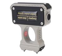 Bewinner Poing Américain avec Lumière LED 6000 K Rechargeable par USB, Marteau de sécurité pour Voiture et Brise-vitre, Lampe de Poche d'urgence 1100 MAh avec Mode SOS et Boîte de