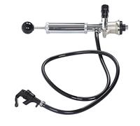 Bewinner Pompe à Bière en Acier Inoxydable, Distributeur de Type S pour | Conception de verrouillage à ressort étanche, pompe de pique-nique portable, opération manuelle facile, événements de