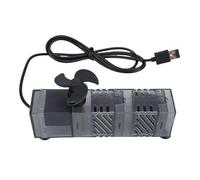 Bewinner Pompe à Filtre D'Aquarium USB, Filtre à Réservoir de Tortues Submersible 3W avec éponge, Mini-pompe Eau Interne Silencieuse pour Petit Aquarium, Terrarium Végétal Aquatique