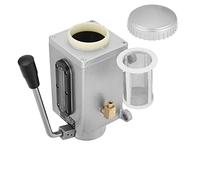 Bewinner Pompe de Graissage Manuelle 500CC à Double Orifice pour | Conception de piston à commande manuelle, décharge de 8 ml/min, métal résistant à la Corrosion, lubrifiant pour presse à