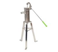 Bewinner Pompe de Puits Manuelle en Acier Inoxydable avec Support, Pompe à Eau à Secousse Manuelle de 8 M pour la Maison, le Jardin, la Cour, à Main de Puits Profond, Antirouille, de Pichet Facile à