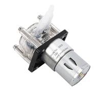 Bewinner Pompe Péristaltique 500 Ml/min 12 V Pompe Doseuse à Grand Débit pour Laboratoire d'aquarium, Moteur à Engrenages CC brossé, à Rouleau en Tube de Silicone de qualité Alimentaire avec Vis