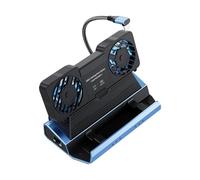 Bewinner Portable Game Console Dock, Station d'accueil 9-en-1 avec USB C/M à PD + USB3.0 + USB2.0 * 3 + SD/TF + RJ45 + HD2.0 + Fans Doubles, Compatibles avec Les Consoles de Jeu et
