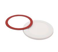 Bewinner Porte-téléphonie Mobile Aimant, Monture de Téléphone Magnétique Solide Aspiration pour 12 13 14 15 avec Une Résistance à 900 G Améliorée Adhésif sans Trace pour la Cuisine Miroir (White)