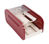Bewinner Porte-œufs Transparent pour Réfrigérateur, Récipient de 22 œufs avec Couvercle, Distributeur Automatique à Roulettes en PP PET, Stockage Empilable à Double Couche pour Réfrigérateur, Boîte