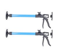 Bewinner Poteau de Support Réglable en Acier Inoxydable, Tige Télescopique avec Patins Antidérapants pour Projets de Menuiserie, 2 Pièces, Taille 50-115 Cm pour Cadres de Porte