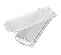 Bewinner Poubelle de Rangement Transparente de qualité Alimentaire avec Couvercle, Bac de Rangement Transparent de Grande capacité pour Garde-manger, Récipient en Plastique Durable Multifonction