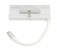 Bewinner pour OS X AIO PC Hub USB C 6-en-1, USB 3.1 Gen 2 10Gbps, Hub à Pince Plug and Play de Type C pour Ordinateur de 24 Pouces, Lecteur de Carte Mémoire, Alliage d'aluminium