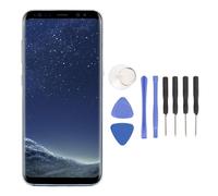 Bewinner pour S8 G950 SM-G950F Remplacement de L'écran D'affichage LCD, 5,8 Pouces Tactile LCD Numériseur Remplacement avec Cadre, Écran Numériseur AMOLED (Blue)
