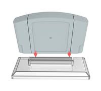 Bewinner Présentoir de Cartouches de Jeu en Acrylique Transparent, Support Vertical à 90 ° pour Bureau, Support de Rangement pour Cartouches de Console, Base D'affichage Minimaliste