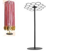 Bewinner Présentoir Rotatif pour Médailles en Acier au Carbone - Support de Table pour Sportifs - Conçu pour Basket-Ball, Course à Pied, Course Sportive, Marathon, Danse