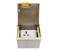 Bewinner Prise Encastrée au Sol 4000 W, Prise Intégrée en Acier Inoxydable avec Conception étanche et Port Net pour la Maison, le Bureau et les Espaces Publics