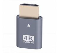 Bewinner Prise Factice HDMI 4K 60Hz, émulateur EDID, Adaptateur D'affichage sans Tête pour PC de Minage de Cryptomonnaie, Prend en Charge 1080p 3840x2160, Plug & Play, 2 Pièces