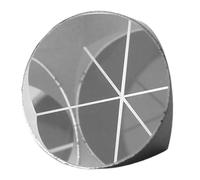 Bewinner Prisme Cubique d'angle en Verre Optique de 12,7 Mm pour le Remplacement de la Station Totale, Accessoire de Prisme d'enquête avec une Excellente Réflexion, Longue Durée et Installation