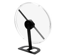 Bewinner Projecteur Holographique 3D 12,6 Pouces, écran Holographique 3D 224 LED HD, Résolution 2000 X 224, sans Vis, Contrôle par Application sur PC, Audio Bluetooth, pour publicité en (Prise UE)