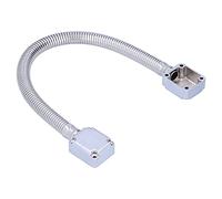 Bewinner Protecteur de Câble de Boucle de Porte en Acier Inoxydable, Tube de Protection de Fil à Montage exposé pour Système de Contrôle d'accès, Tuyau ondulé Flexible de 19,7 Pouces