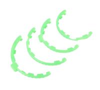 Bewinner Protections de Pare-Chocs d'hélice de Drone pour Drone à Rabat, Couvertures Anti-Collision en Matériau TPU, Vert Fluorescent pour la visibilité Nocturne, Installation Facile à Clipser