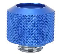 Bewinner Raccord de Compression à Tube Dur de Refroidissement, Raccord de Compression Mâle G1 / 4in, Tuyau Dur de Soutien PETG/PMMA dans Un Diamètre Extérieur de 14 Mm, (Bleu)