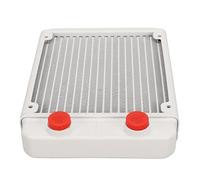 Bewinner Radiateur de Refroidissement à Eau Filetage G1/4, échangeur de Chaleur en Alliage d'aluminium 18 Tuyaux pour Processeur PC, Radiateur de Refroidissement Liquide 6,3 X 4,7 X 1,1 Pouces 120