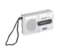Bewinner Radio à Transistor AM FM Portable, Haut-Parleur 5 W, Longue Durée de Vie de la Batterie, Radio de Poche avec Prise pour écouteurs, Réglage Facile pour Les Personnes âgées, à la