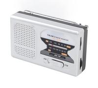 Bewinner Radio AM FM de Poche avec Haut-Parleur et Prise Casque, Petite Radio Portable Alimentée par Batterie pour Les Voyages en Plein Air, Le Camping et la Maison