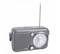 Bewinner Radio AM FM SW Portable, Radio à Transistor 60 W, Haut-Parleur Bluetooth Rétro avec Lecture USB MP3, Prise Casque à Ondes Courtes 3 Bandes pour Urgence à la Maison et en Extérieur