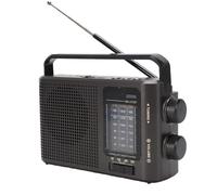 Bewinner Radio AM FM SW, Radio Bluetooth Portable Rechargeable, Lecteur de Musique USB avec Lampe de Poche, Grand Bouton, Style Rétro, Récepteur AM FM SW pour L'extérieur et la Maison