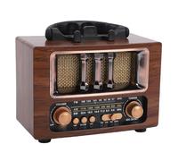 Bewinner Radio avec Haut-Parleur Bluetooth |Récepteur AM/FM/SW avec Antenne Télescopique, Batterie Rechargeable et Design Vintage pour la Maison, la Voiture, Les Voyages