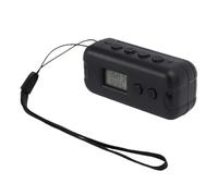 Bewinner Radio FM Portable de Poche, Format de Poche, Fonctionnant sur Piles, écran LCD, Syntonisation Numérique 50-109 MHz, écouteurs et Récepteur Personnel 3,5 Mm Inclus, Idéale pour (Black)