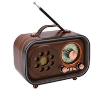 Bewinner Radio Haut-Parleur Bluetooth Rétro |Tuner AM/FM/SW, Batterie 1500 MAh, Conception ABS Portable pour Les Aventures à la Maison, en Voiture et en Plein Air