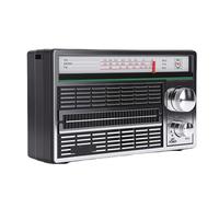 Bewinner Radio Portable Rétro AM/FM/SW |Radio Portable à Piles avec Antenne de 21 Cm, Plug & Play, Son Clair pour Les Voyages, la Randonnée et L'usage Domestique