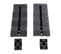 Bewinner Rampe de Nivellement Réglable pour Camping-Car, Bloc de Nivellement Antidérapant en 3 étapes, Cale de Roue pour Camping-Car, Remorque de Bateau (avec Sac)