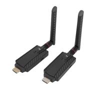 Bewinner Récepteur émetteur D'extension sans Fil Multimédia HD, 200 M 1080P 60 Hz Faible Latence 5 GHz Double Antennes pour Salle de Conférence de Cinéma Maison Plug and Play