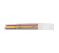 Bewinner Recharge de Crayon de Charpentier, Recharge de Traçage de Marquage HB de 2,8 Mm avec Plomb étanche pour Outils de Travail du Bois (Noir + Rouge + Jaune)