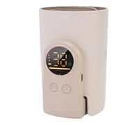 Bewinner Réchauffeur de Bouteille Portable pour les Voyages, Contrôle Rapide de la Température de Chauffage, Couvercle D'isolation de Bouteille de Lait sans Fil pour L'alimentation du