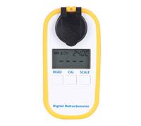 Bewinner Réfractomètre Numérique Portable pour Brix, Compteur de Sucre