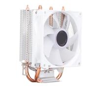 Bewinner Refroidisseur d'air CPU avec 2 Caloducs, Fonctionnement à Faible Bruit, éclairage coloré, Compatible avec775 1150 1151 1155 1156 1200 1700, pourFM1 AM2 AM2+ AM3 AM4