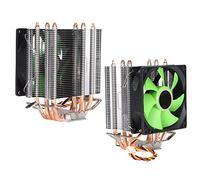 Bewinner Refroidisseur d'air CPU, Ventilateur CPU 4 Caloducs 90mm 3pin Plug and Play Silencieux Dissipation Thermique Rapide Ordinateur Ventilateurs de Refroidissement CPU Largement