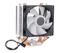 Bewinner Refroidisseur d'air pour Processeur RVB, Ventilateurs de Refroidissement pour Processeur D'ordinateur RVB 90mm 3pin 4 Caloducs Fonctionnement Silencieux Plug and Play Ventilateur