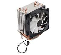Bewinner Refroidisseur de CPU Noir, avec 6 Caloducs 90mm 3pin PWM Ventilateur, Ventilateur de Refroidissement de CPU D'ordinateur avec Lumière RVB, pour LGA775 1155 1156 AM2 AM3