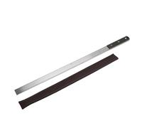 Bewinner Règle Robuste, Bâton de Mètre en Acier Inoxydable 0-49 Cm 0-19 Pouces Outil de Mesure Métrique à Double échelle, Règle Multifonctionnelle de Haute dureté de 5 Mm d'épaisseur pour Architecte
