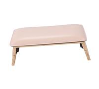 Bewinner Repose-bras Rose Pliable Réglable pour Salon de Technologie des Ongles avec Cuir PU Souple pour Manucure Repose-main à Usage Domestique