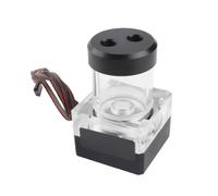 Bewinner Réservoir de Pompe de Refroidissement par Eau 550 L/H 10 W 12 V, Tête de Pompe de 3,5 M, Filetage G1/4, Réservoir de à Eau pour Ordinateur pour Système de Refroidissement Liquide CPU, de