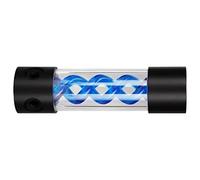 Bewinner Réservoir de Refroidissement à Eau, Réservoir de Refroidissement à Eau PC 200 Mm/7,9 Pouces de Longueur Filetage G1/4 Pouces 50 Mm/2,0 Pouces de Diamètre 4 Interfaces Entièrement