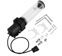 Bewinner Réservoir de Refroidissement par Eau avec Pompe, Réservoir 12V 800L / H Réservoir d'Eau Etanche et Pompe G1 / 4 Ordinateur Acrylique Pompe de Réservoir de Refroidissement par Eau DIY(160mm)