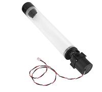 Bewinner Réservoir de Refroidissement par Eau en PC Acrylique avec Pompe 19 W 800 L/H, Filetage G1/4, Options de Longueur 110/160/210/300 Mm (300 millimètres)