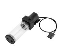 Bewinner Réservoir de Refroidissement par Eau en PC Acrylique avec Pompe 19 W 800 L/H, Filetage G1/4, Options de Longueur 110/160/210/300 Mm (110mm)