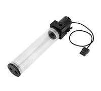 Bewinner Réservoir de Refroidissement par Eau en PC Acrylique avec Pompe 19 W 800 L/H, Filetage G1/4, Options de Longueur 110/160/210/300 Mm (210mm)